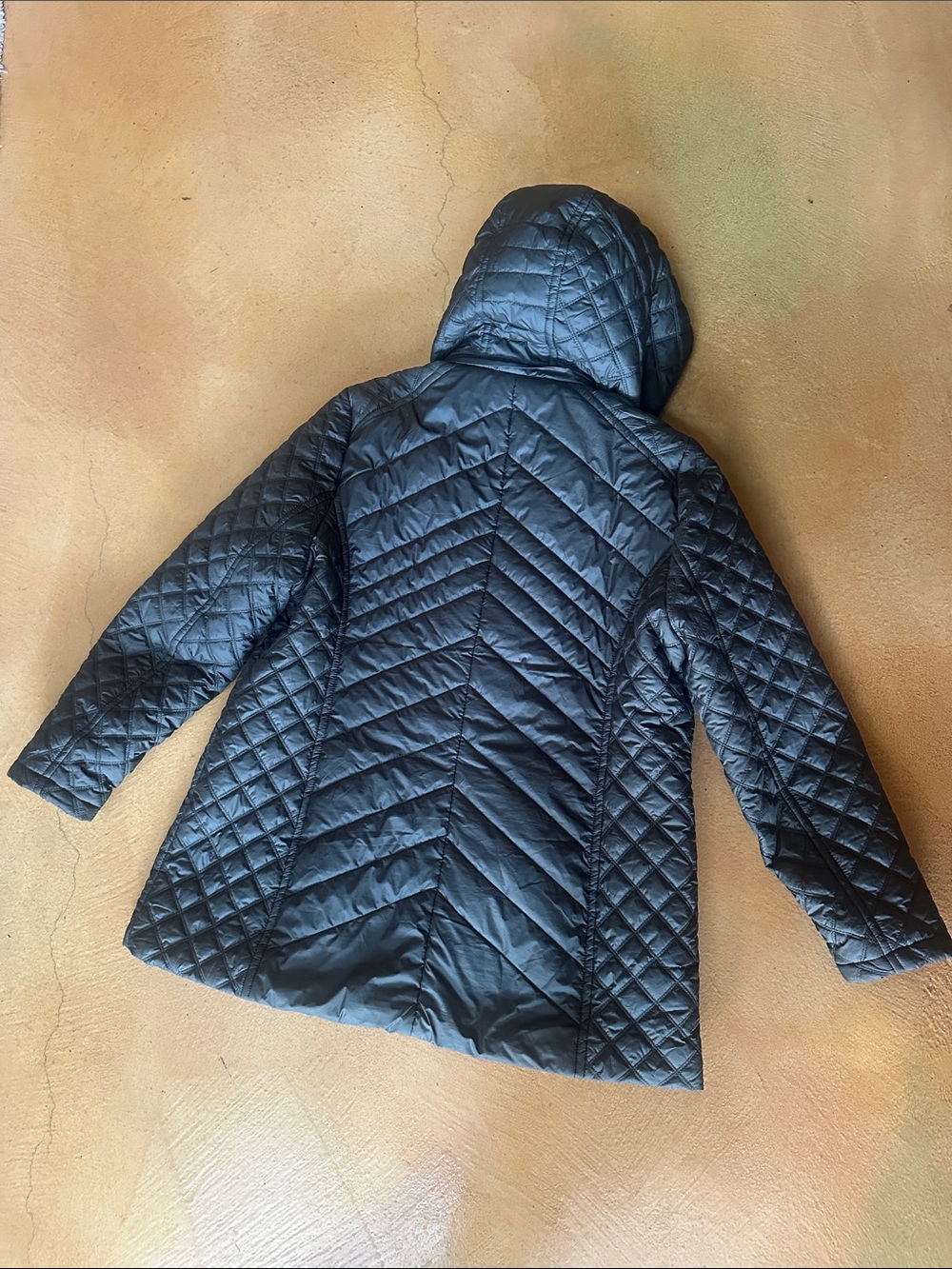 Quilted Hooded Puffer Jacket - Dark Olive XXL - Picture 7 of 7
